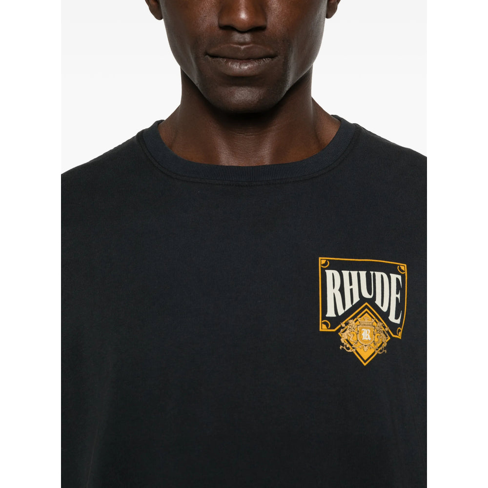 Rhude Black T-Shirts & Vests - T-Shirts Men RHUDE