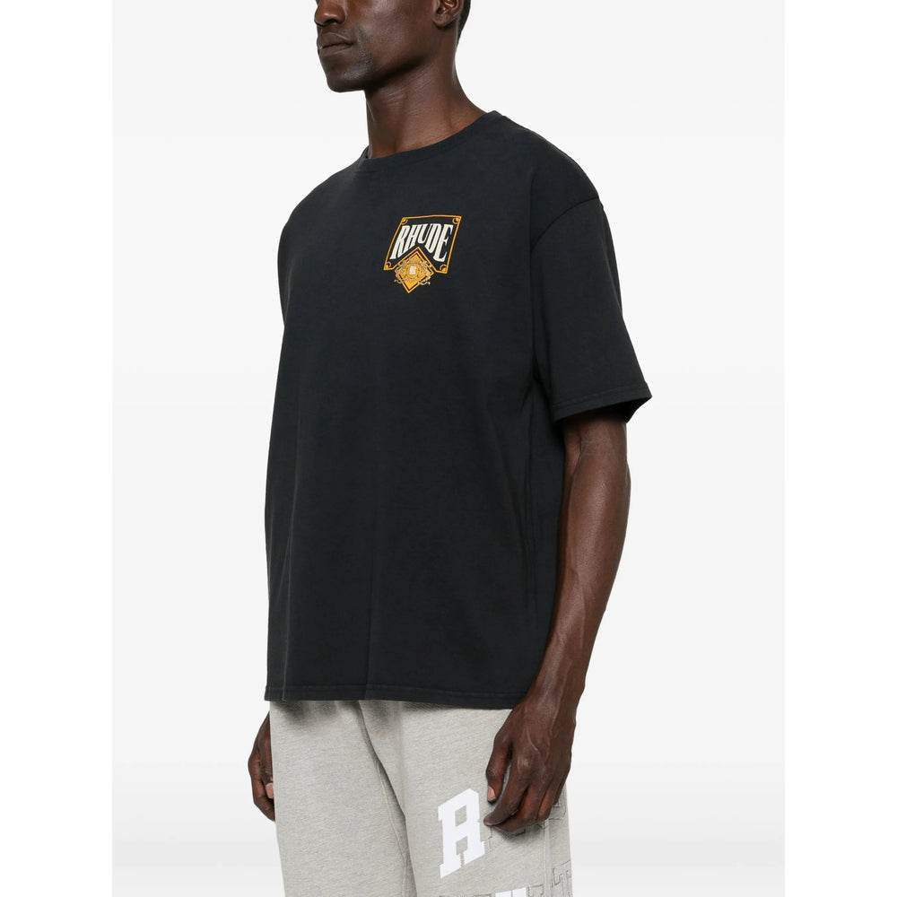 Rhude Black T-Shirts & Vests - T-Shirts Men RHUDE