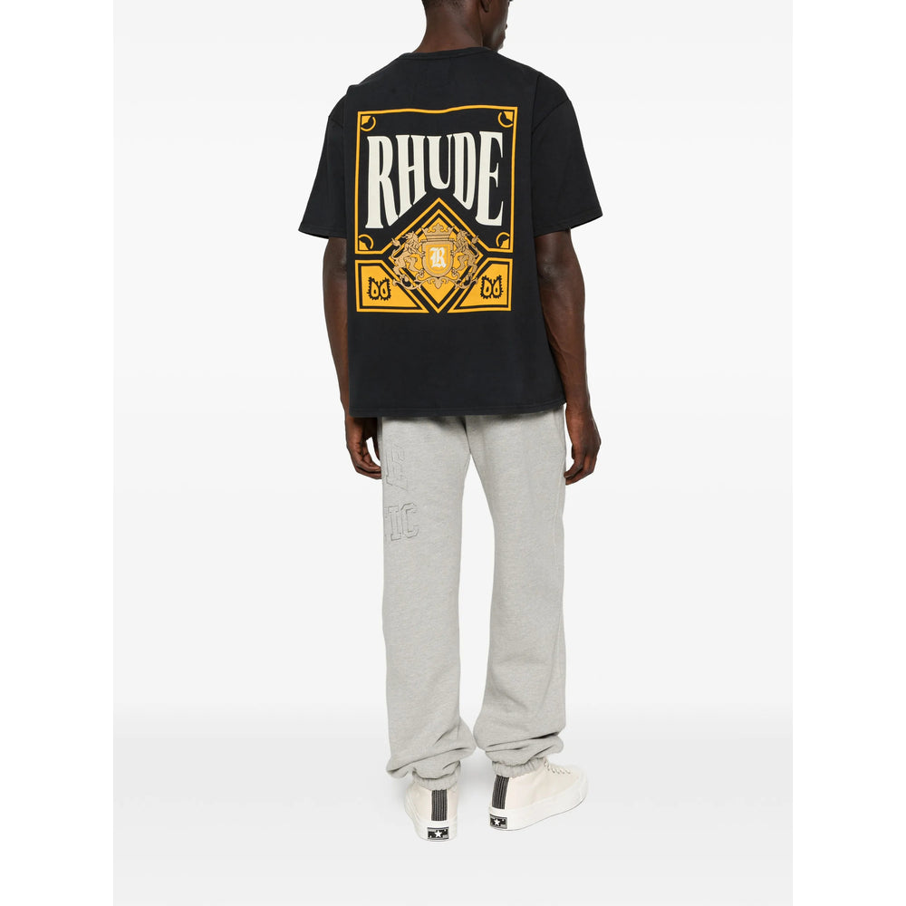 Rhude Black T-Shirts & Vests - T-Shirts Men RHUDE