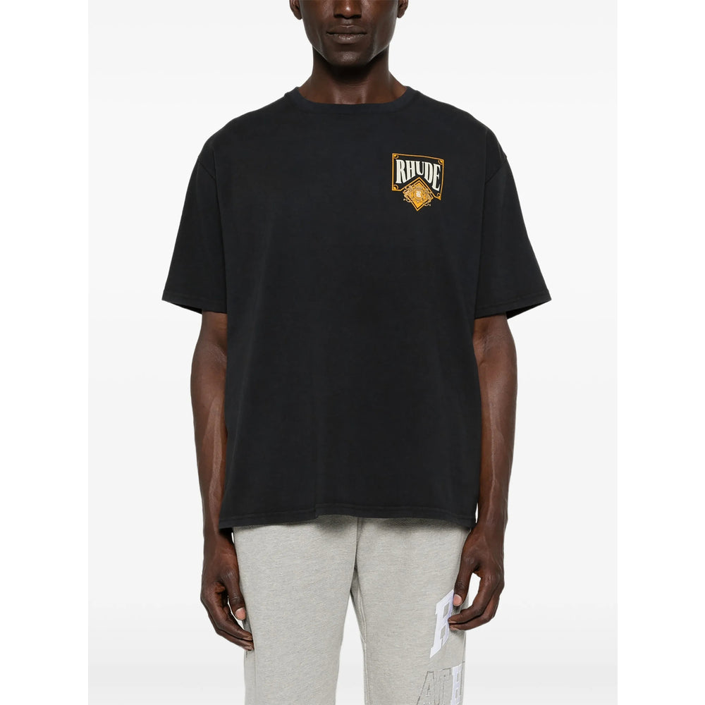Rhude Black T-Shirts & Vests - T-Shirts Men RHUDE