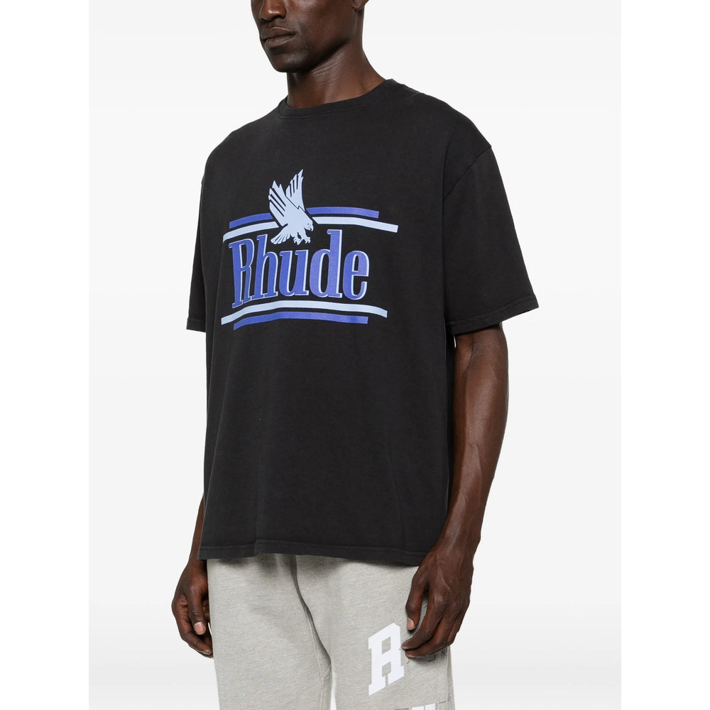 Rhude Black T-Shirts & Vests - T-Shirts Men RHUDE