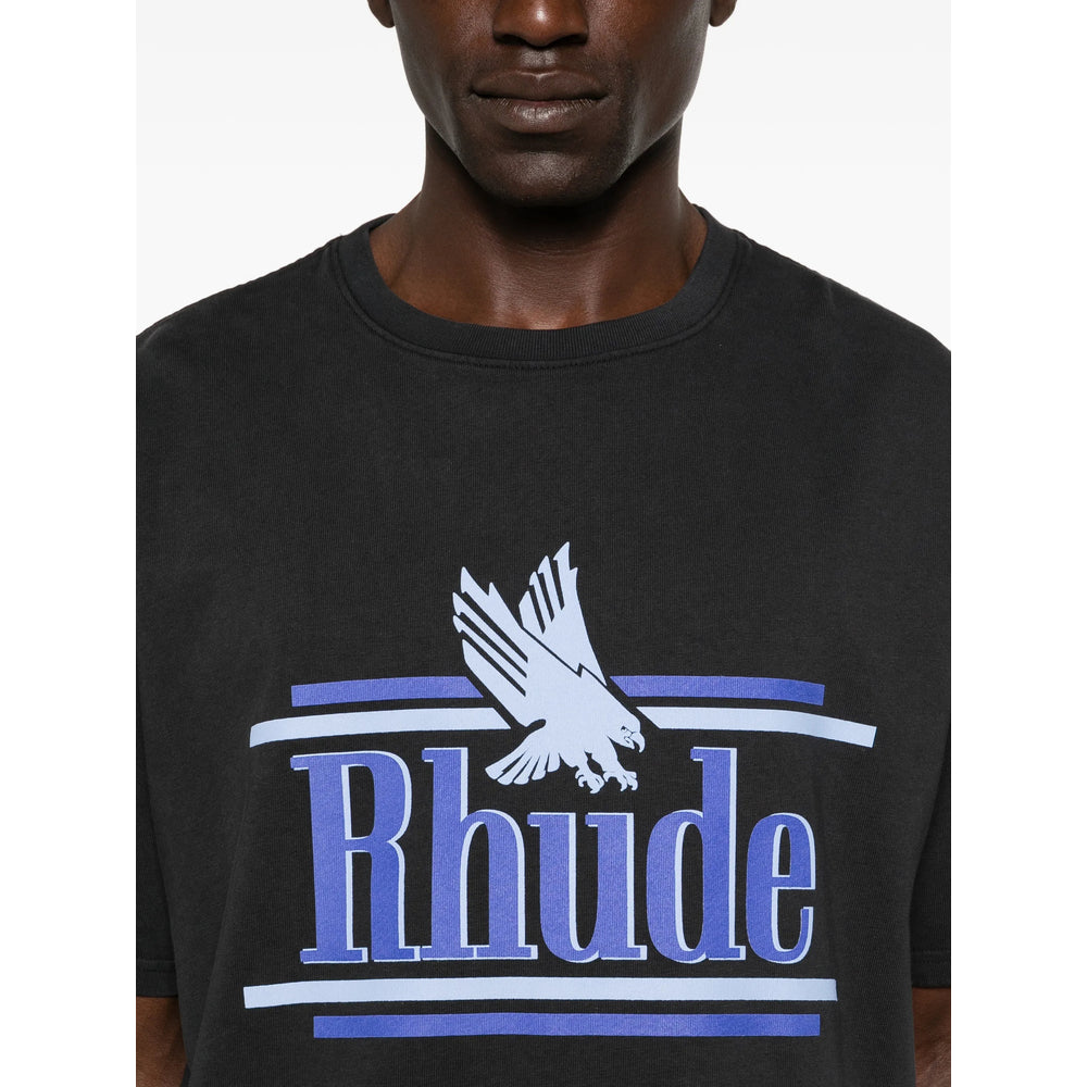 Rhude Black T-Shirts & Vests - T-Shirts Men RHUDE