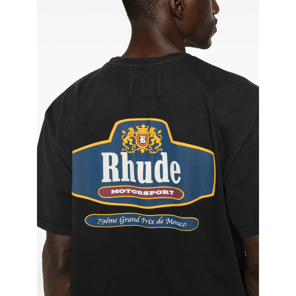 Rhude Black T-Shirts & Vests - T-Shirts Men RHUDE