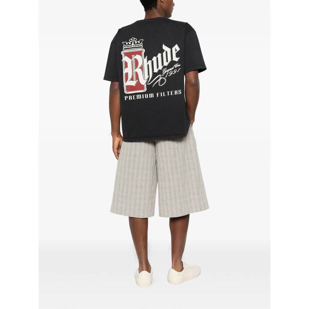 Rhude Black T-Shirts & Vests - T-Shirts Men RHUDE