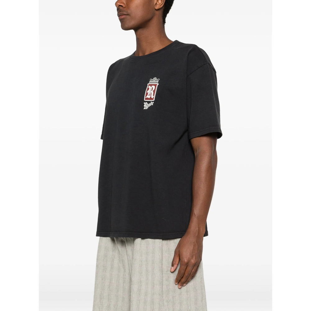 Rhude Black T-Shirts & Vests - T-Shirts Men RHUDE