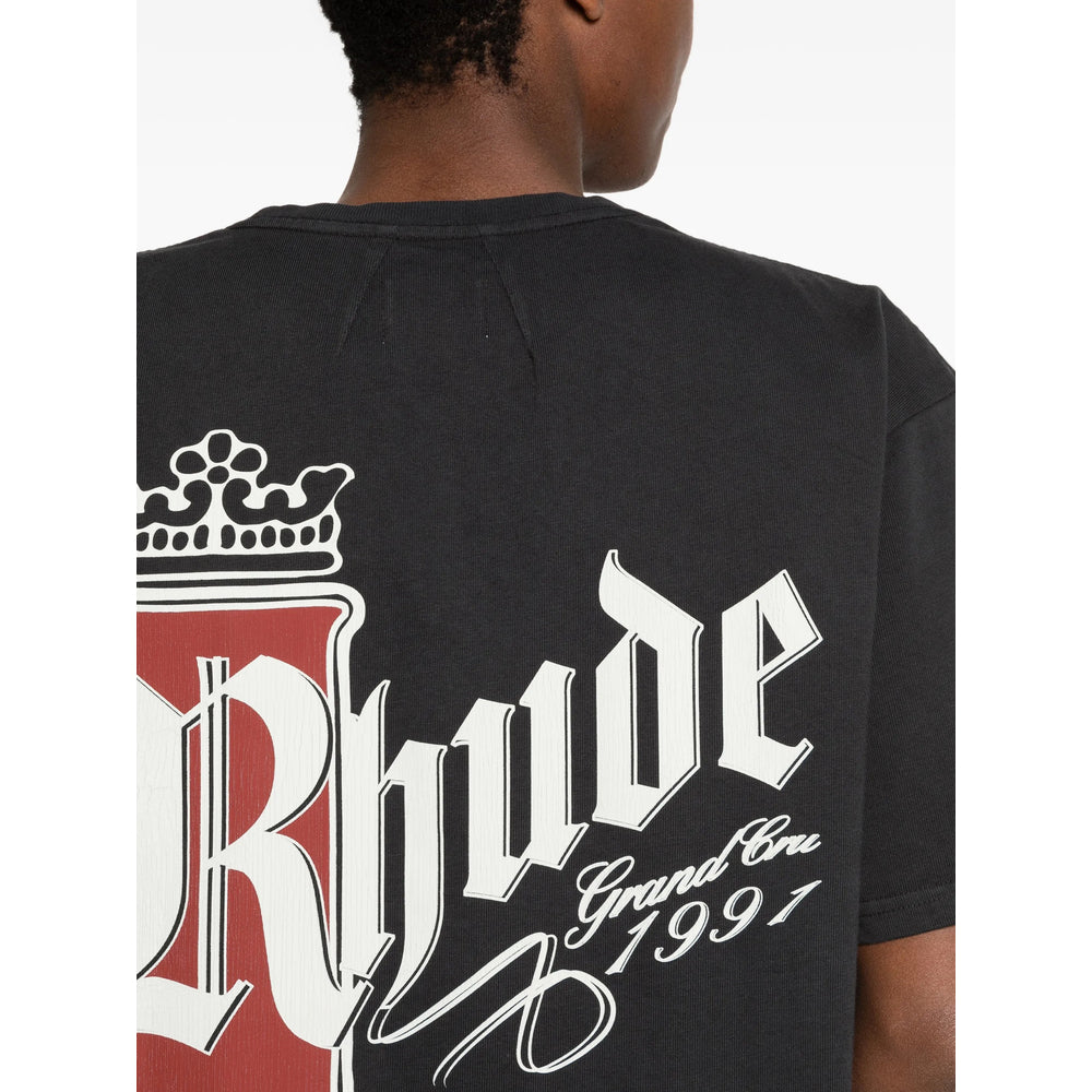 Rhude Black T-Shirts & Vests - T-Shirts Men RHUDE