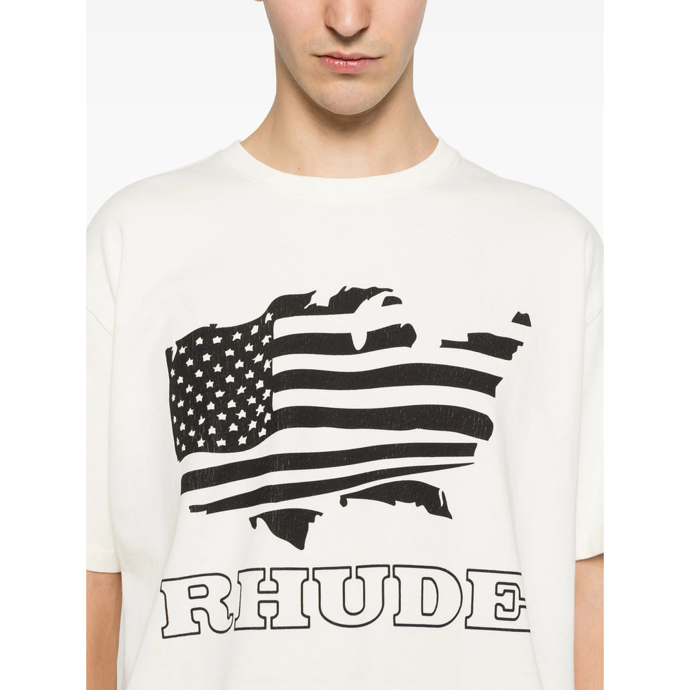 Rhude Black T-Shirts & Vests - T-Shirts Men RHUDE