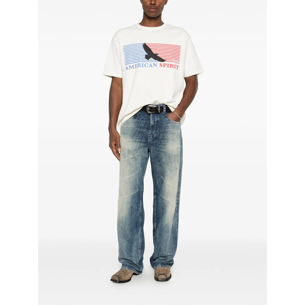 Rhude Neutrals T-Shirts & Vests - T-Shirts Men RHUDE