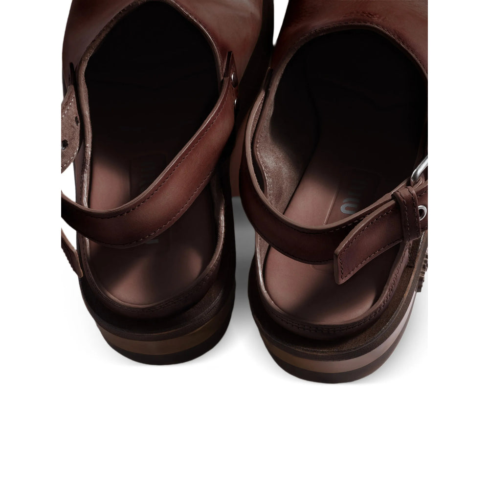Miu Miu Brown Boots Women MIU MIU