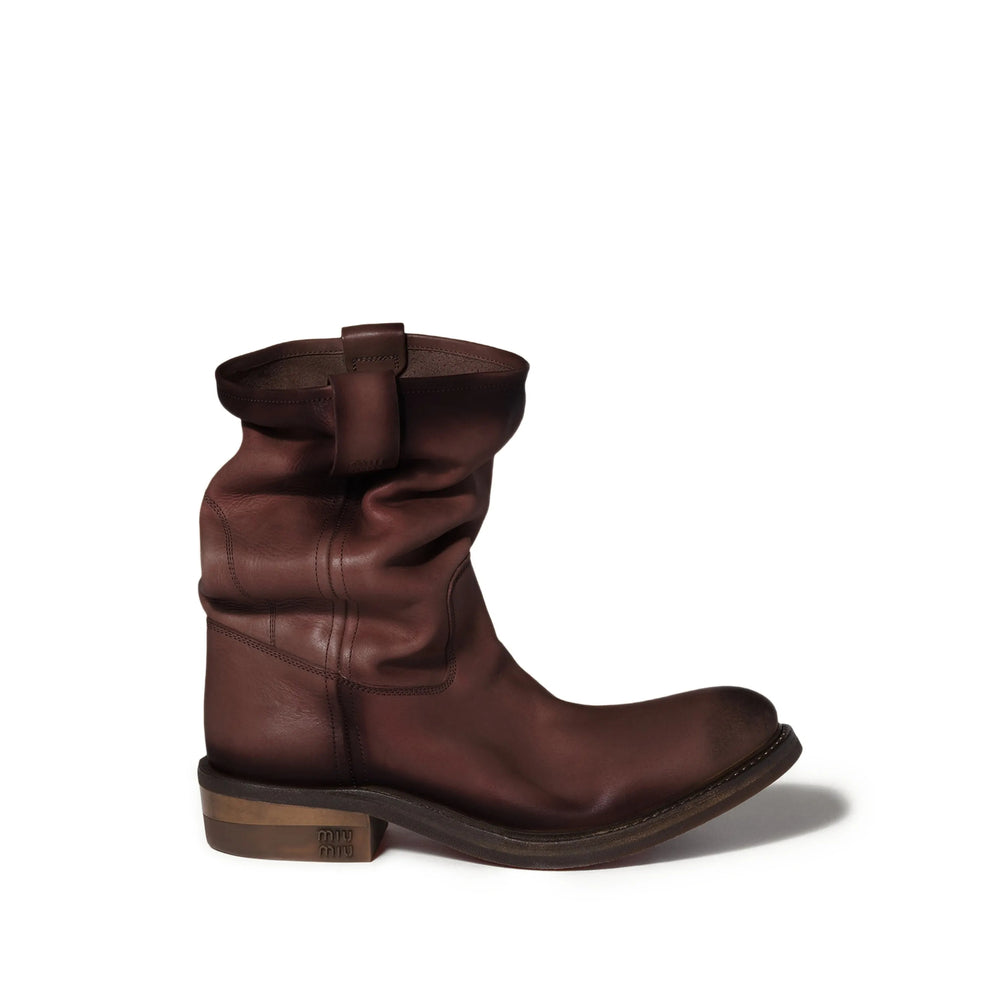 Miu Miu Brown Boots Women MIU MIU