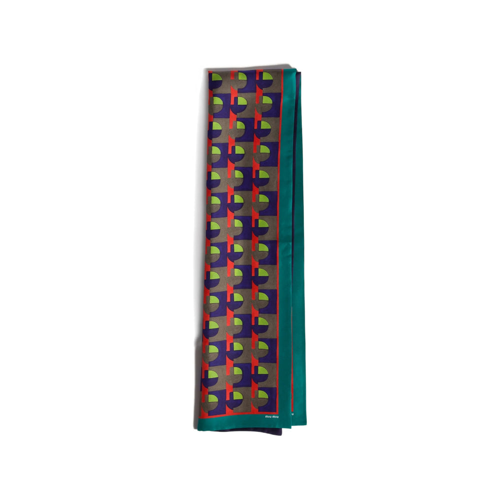 Miu Miu Green Scarves Women MIU MIU