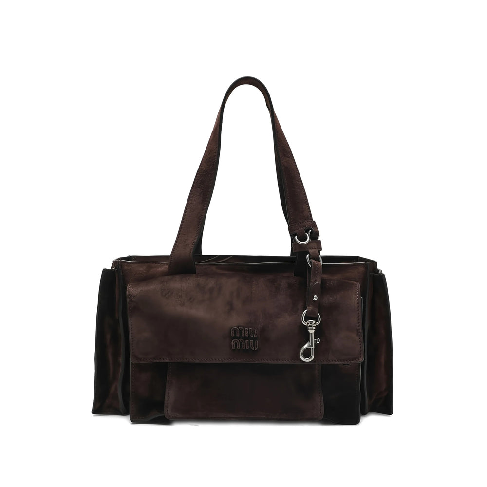 Miu Miu Brown Tote Bags Women MIU MIU