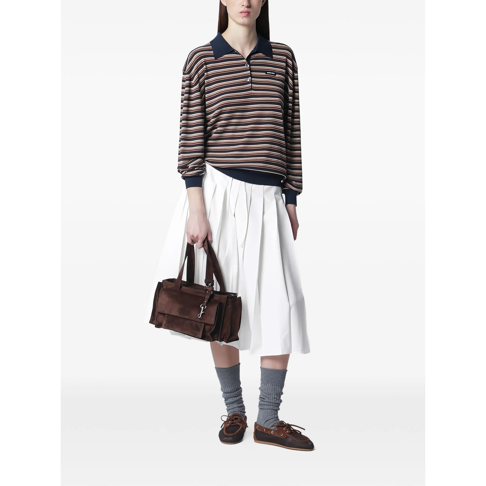 Miu Miu Brown Tote Bags Women MIU MIU