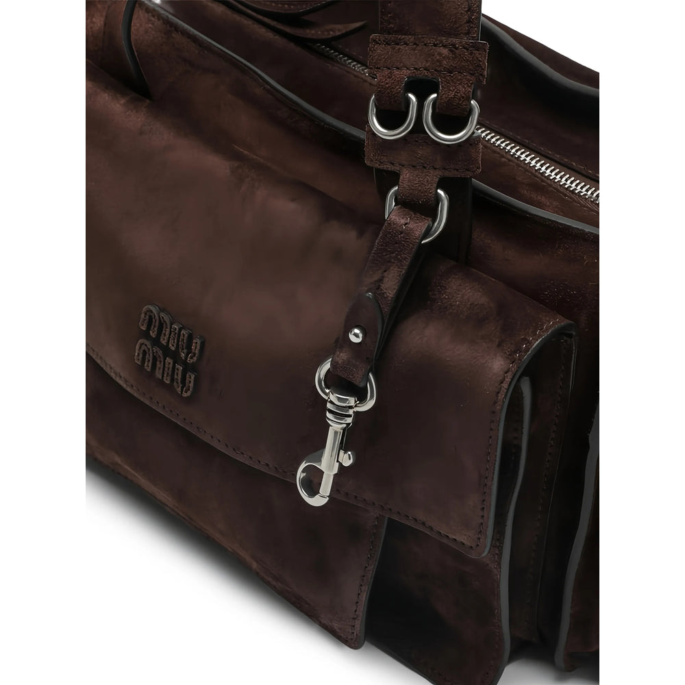 Miu Miu Brown Tote Bags Women MIU MIU
