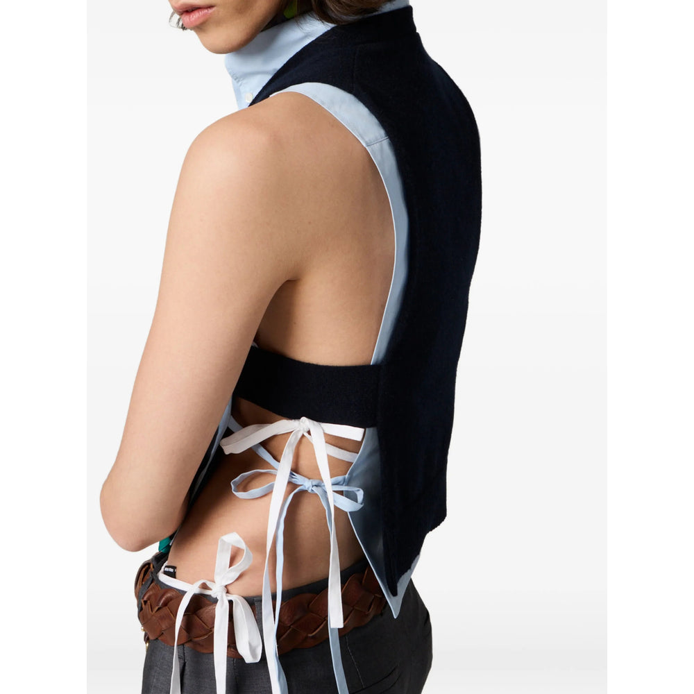 Miu Miu Blue Tops - Vests & Tank Tops Women MIU MIU