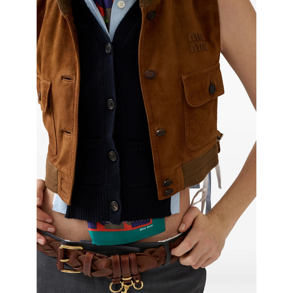 Miu Miu Blue Tops - Vests & Tank Tops Women MIU MIU