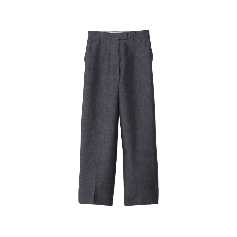 Miu Miu Grey Trousers - Straight Trousers Women MIU MIU