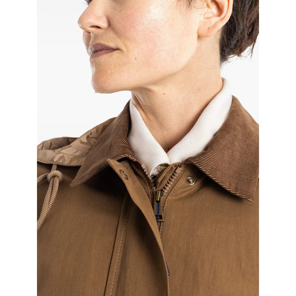 Moncler Brown Jackets - Bomber Jackets Women MONCLER