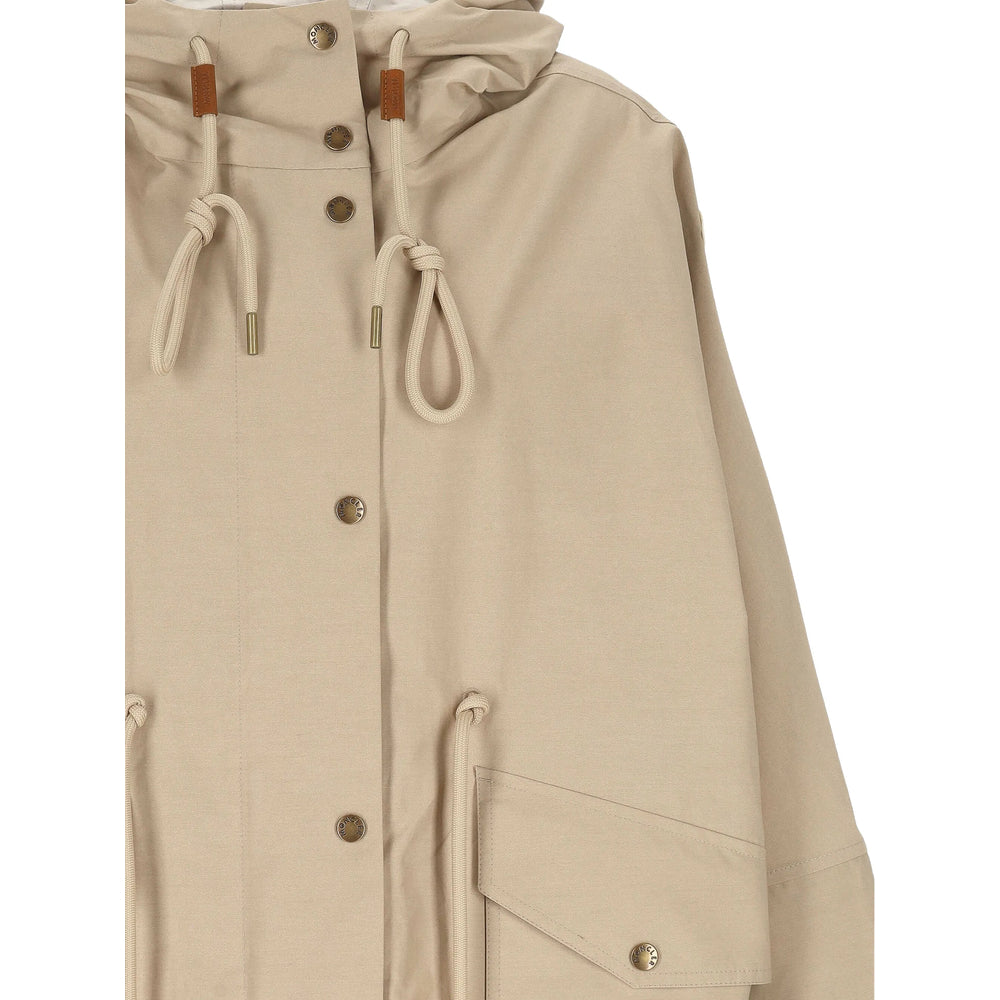 Moncler Neutrals Coats Women MONCLER