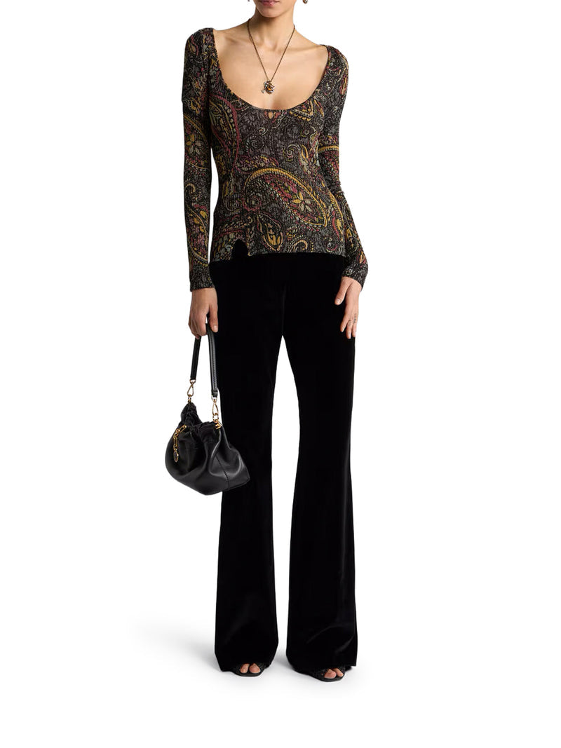 Etro Women Cotton Velvet Trousers ETRO