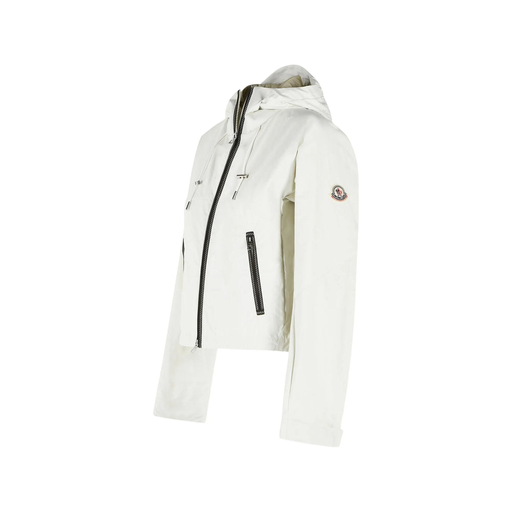 Moncler White Jackets - Bomber Jackets Women MONCLER
