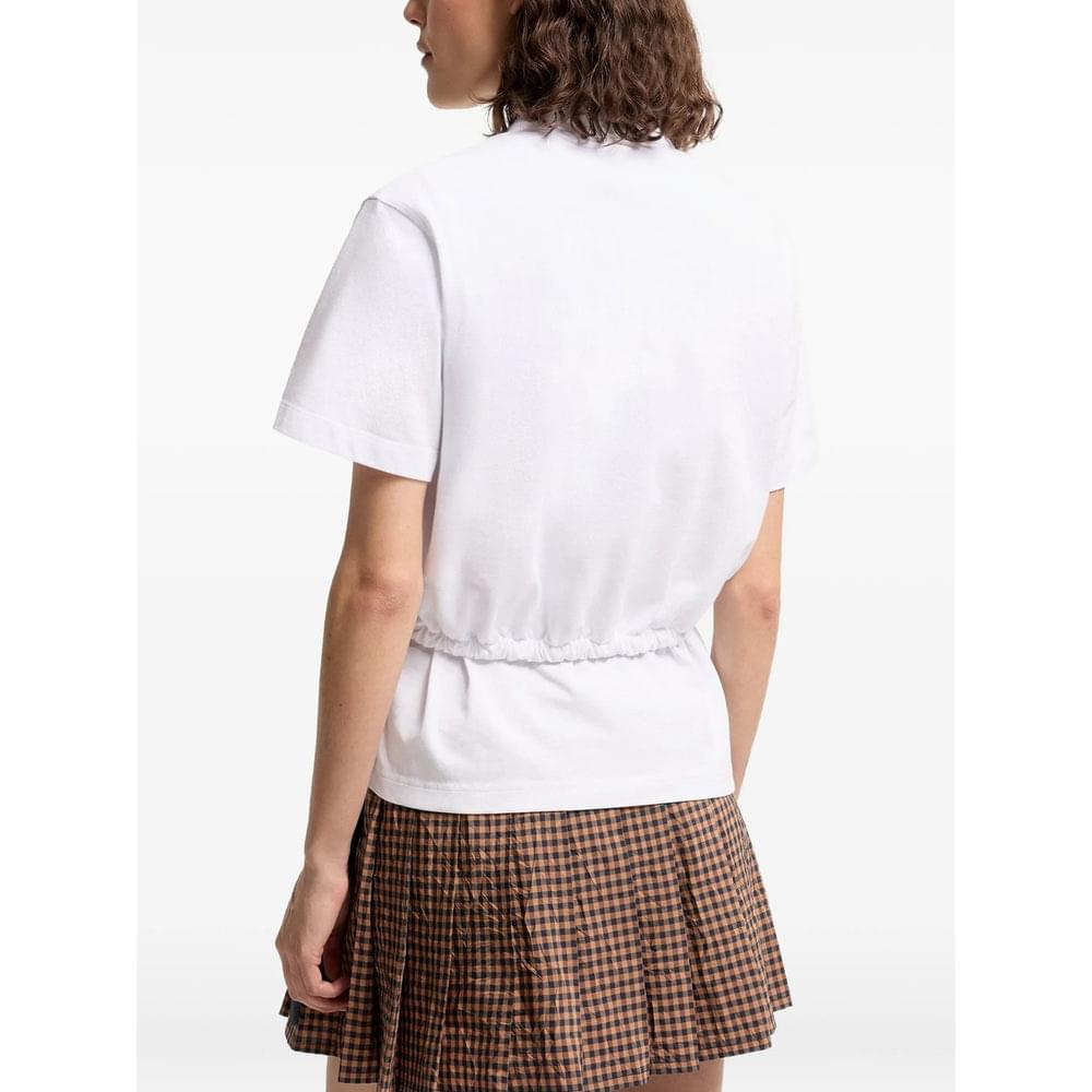 Moncler White Tops - Polo Tops Women MONCLER