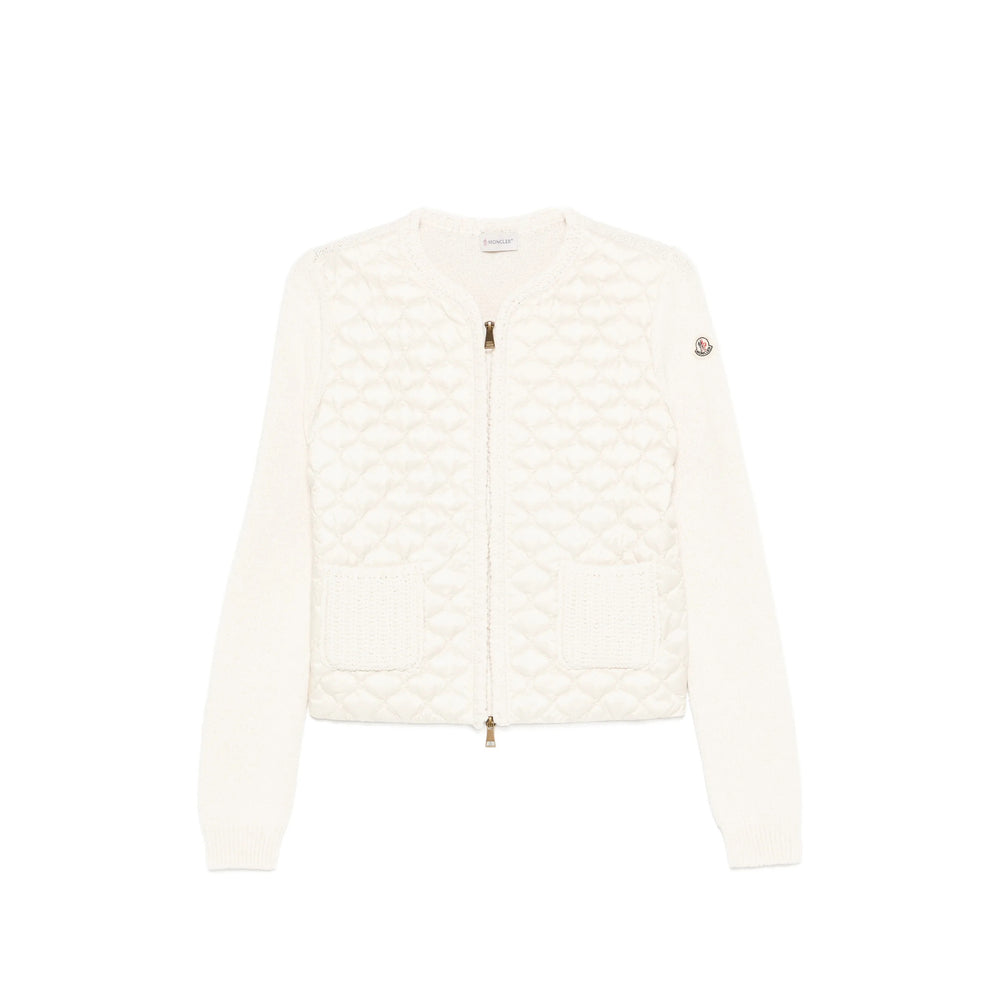 Moncler Neutrals Jackets - Cropped Jackets Women MONCLER