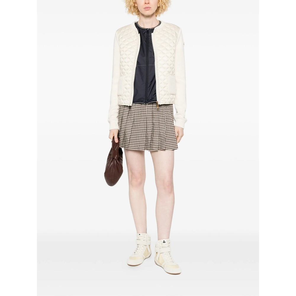 Moncler Neutrals Jackets - Cropped Jackets Women MONCLER