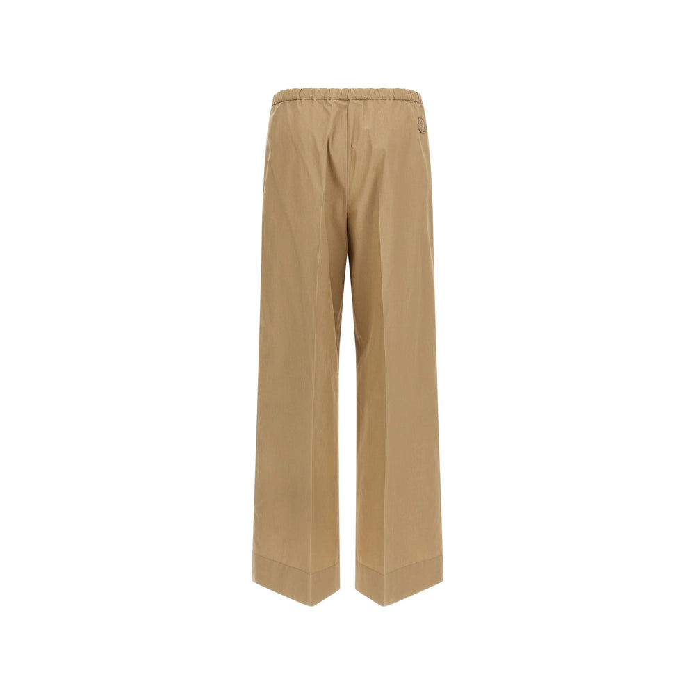 Moncler Neutrals Trousers - Straight Trousers Women MONCLER