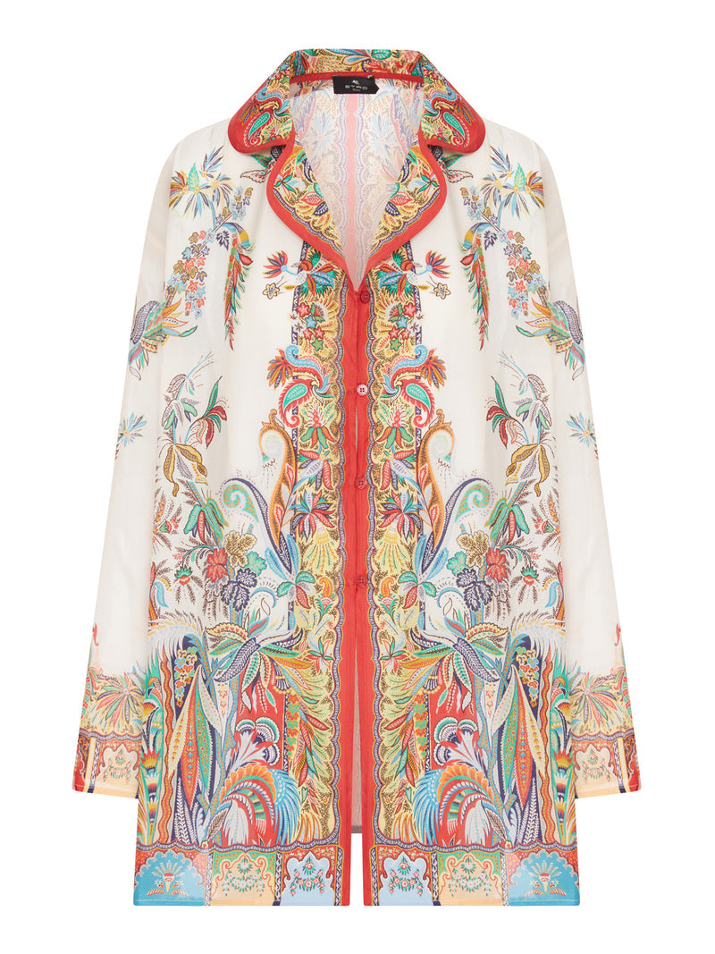 Etro Women Silk Shirt Printed With Paisley Pattern ETRO