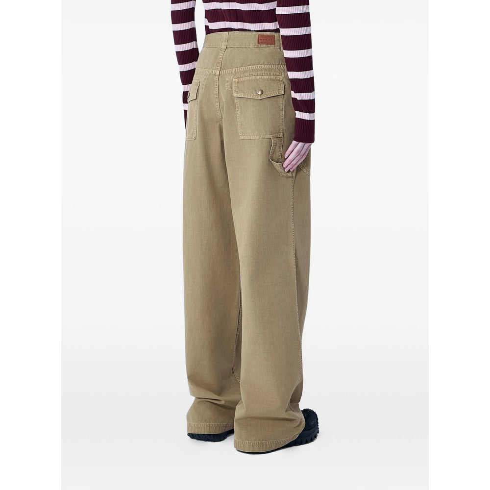 Moncler Neutrals Trousers - Straight Trousers Women MONCLER