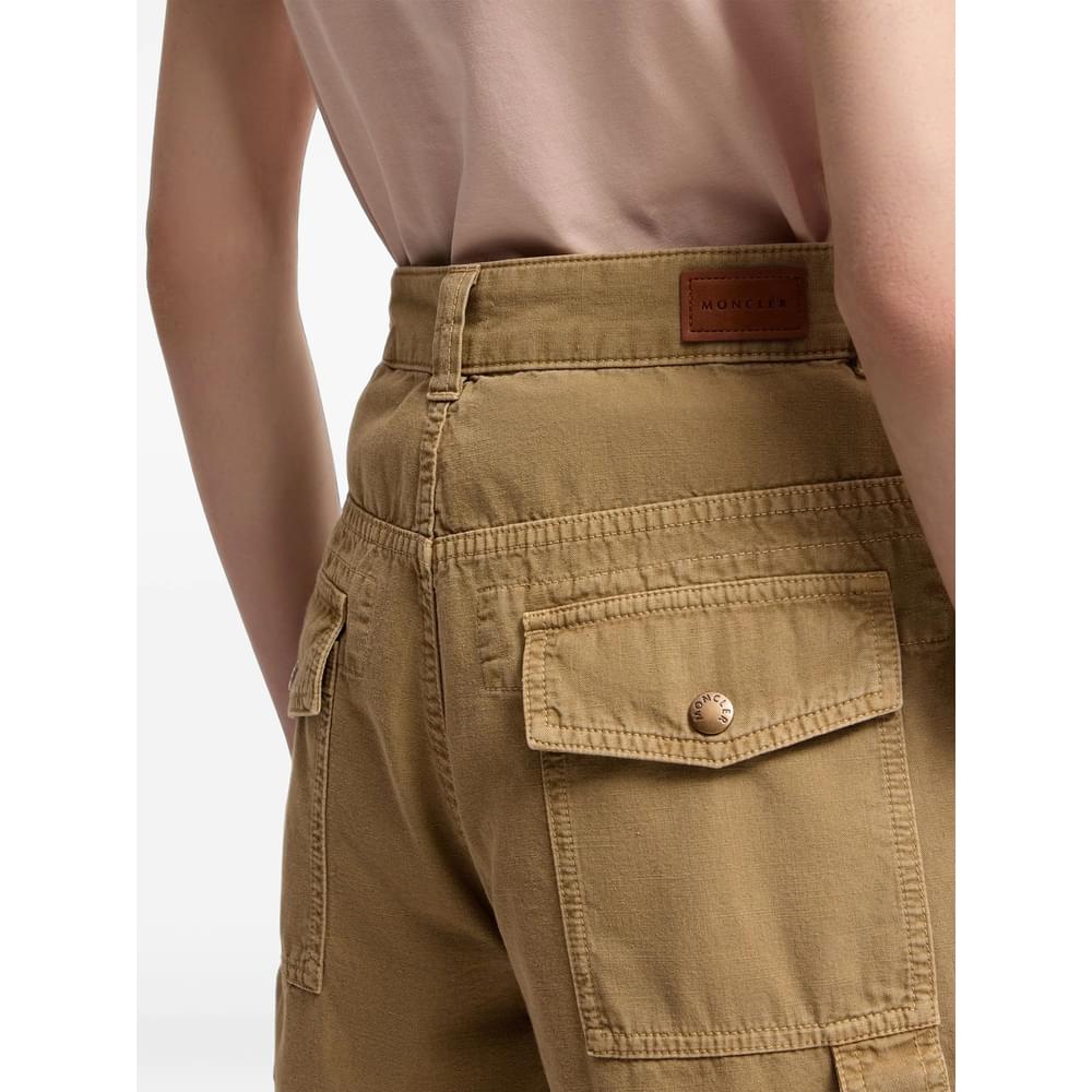 Moncler Neutrals Trousers - Straight Trousers Women MONCLER