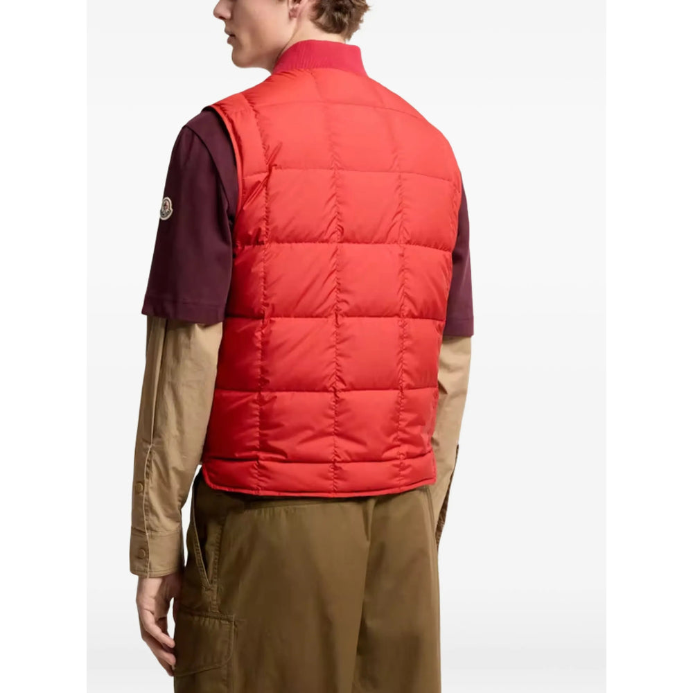 Moncler Red Jackets - Waistcoats & Gilets Men MONCLER