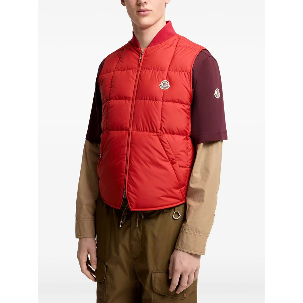 Moncler Red Jackets - Waistcoats & Gilets Men MONCLER