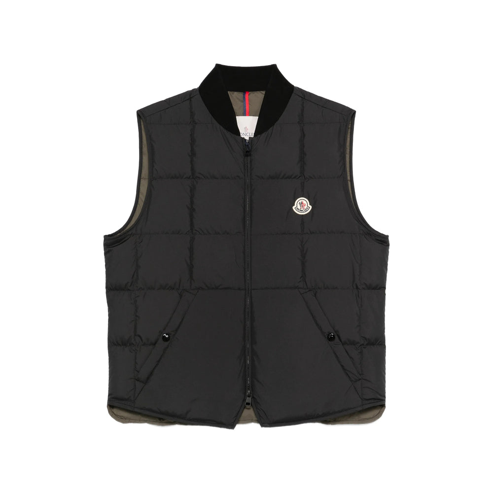 Moncler Black Jackets - Waistcoats & Gilets Men MONCLER