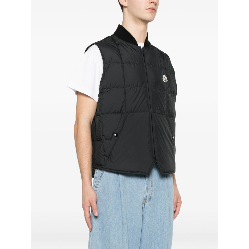 Moncler Black Jackets - Waistcoats & Gilets Men MONCLER