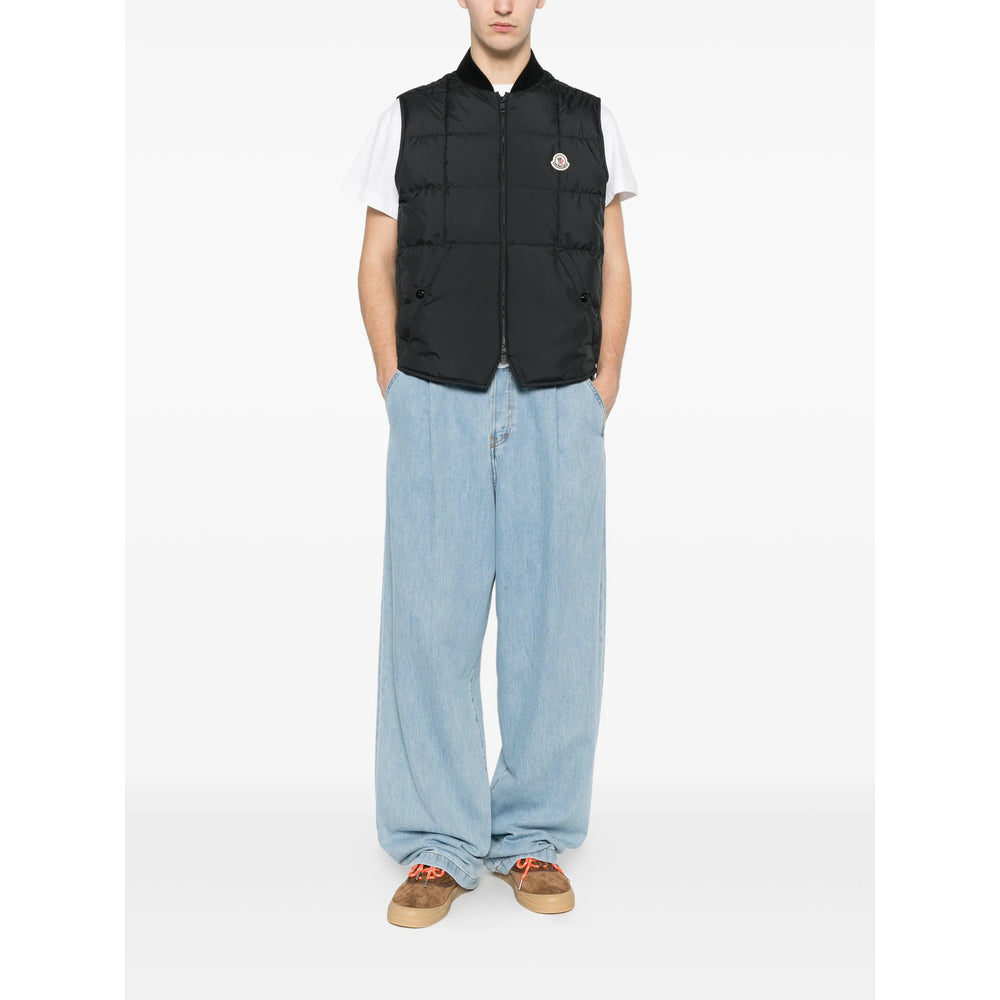 Moncler Black Jackets - Waistcoats & Gilets Men MONCLER