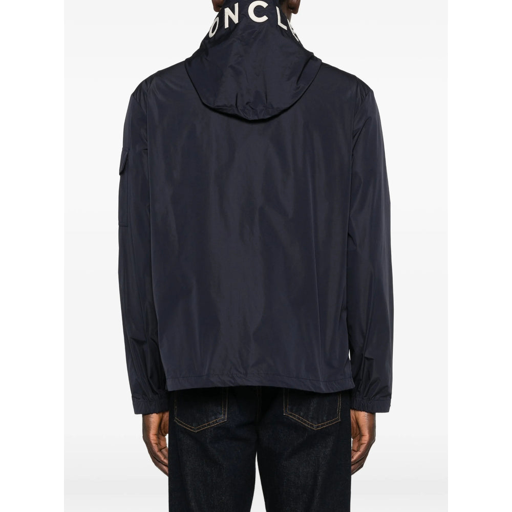 Moncler Blue Jackets - Hooded Jackets Men MONCLER