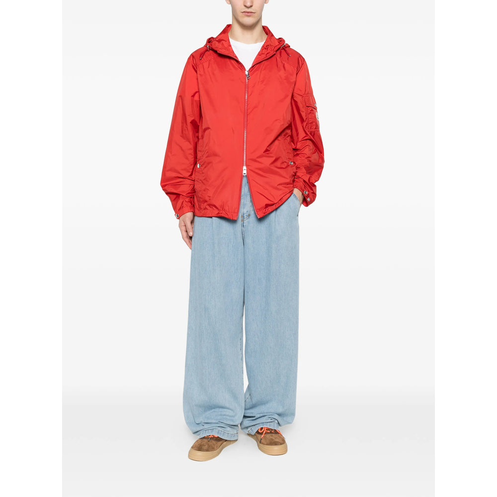 Moncler Red Jackets - Hooded Jackets Men MONCLER
