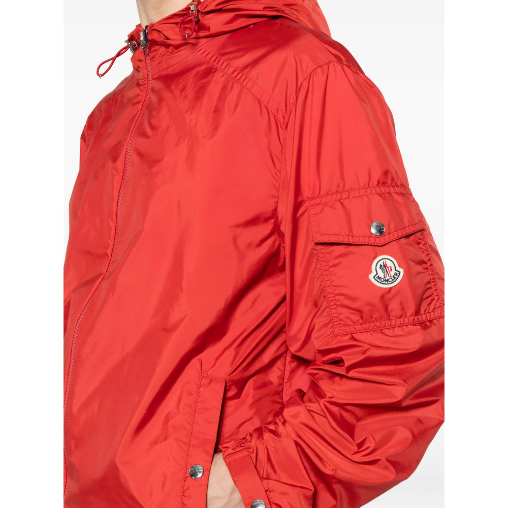 Moncler Red Jackets - Hooded Jackets Men MONCLER