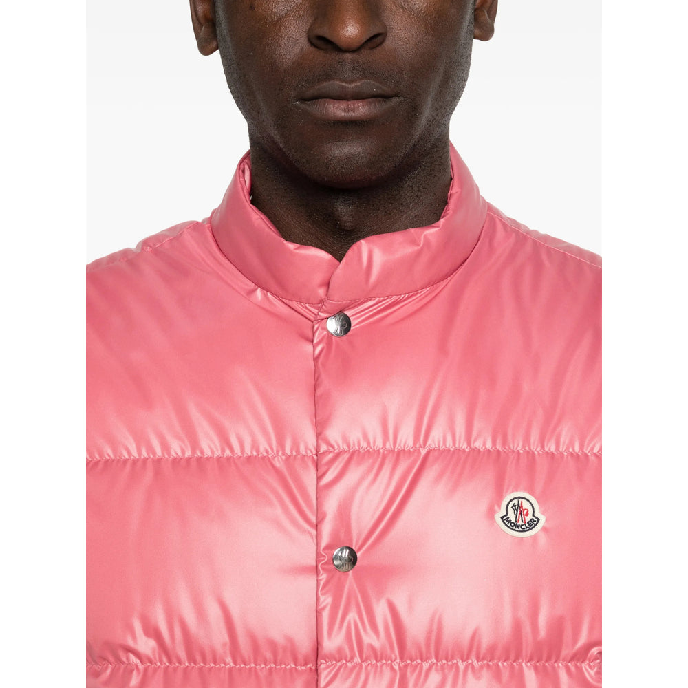 Moncler Pink Jackets - Waistcoats & Gilets Men MONCLER