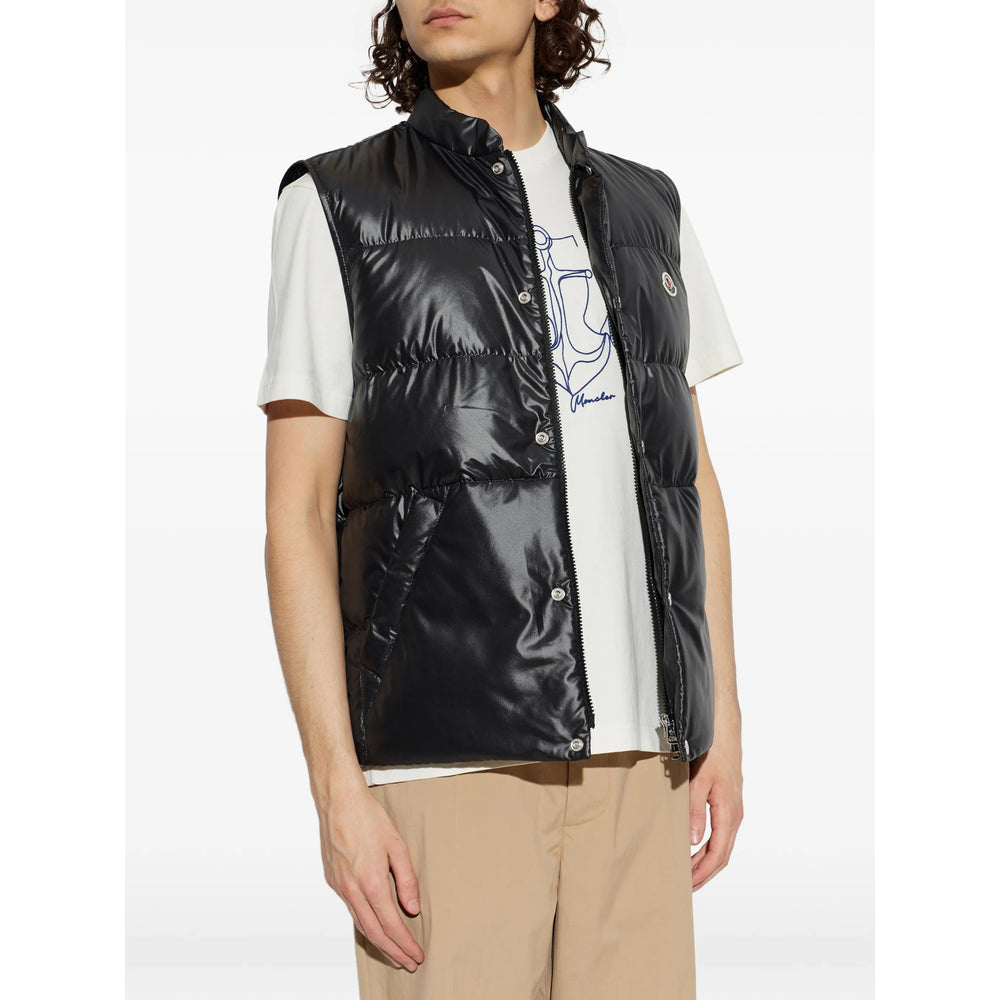 Moncler Black Jackets - Waistcoats & Gilets Men MONCLER