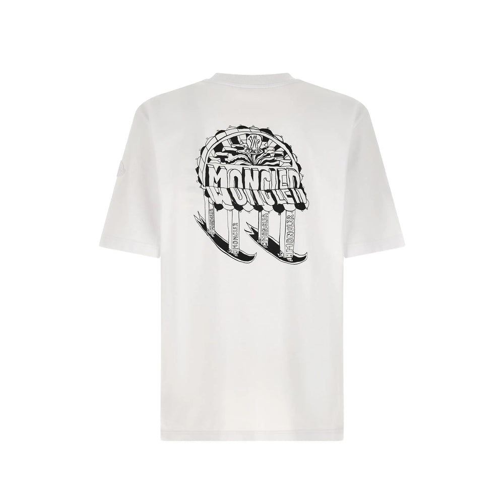 Moncler White T-Shirts & Vests - T-Shirts Men MONCLER