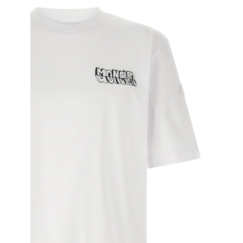 Moncler White T-Shirts & Vests - T-Shirts Men MONCLER