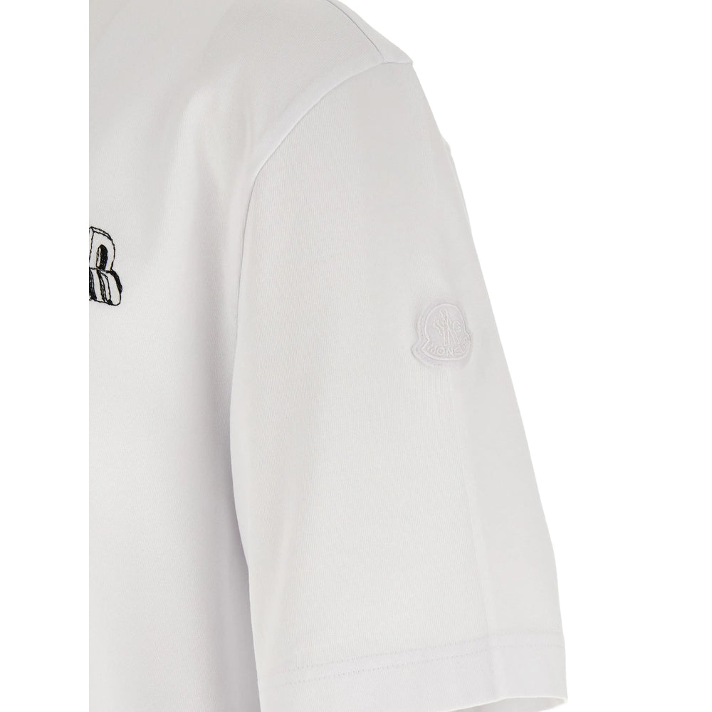 Moncler White T-Shirts & Vests - T-Shirts Men MONCLER