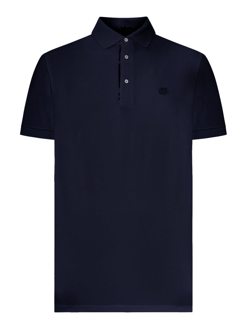 Etro Men Cotton Polo Shirt With Printed Details ETRO