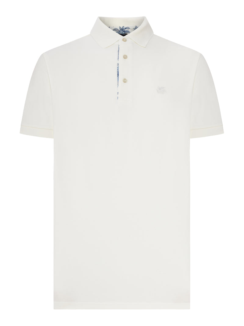 Etro Men Cotton Polo Shirt With Printed Details ETRO