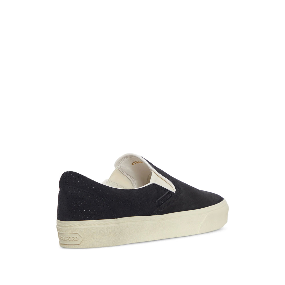 Tom Ford Black Trainers - Slip-Ons Men TOM FORD