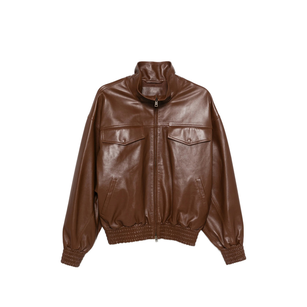 Balenciaga Brown Jackets - Leather Jackets Women BALENCIAGA