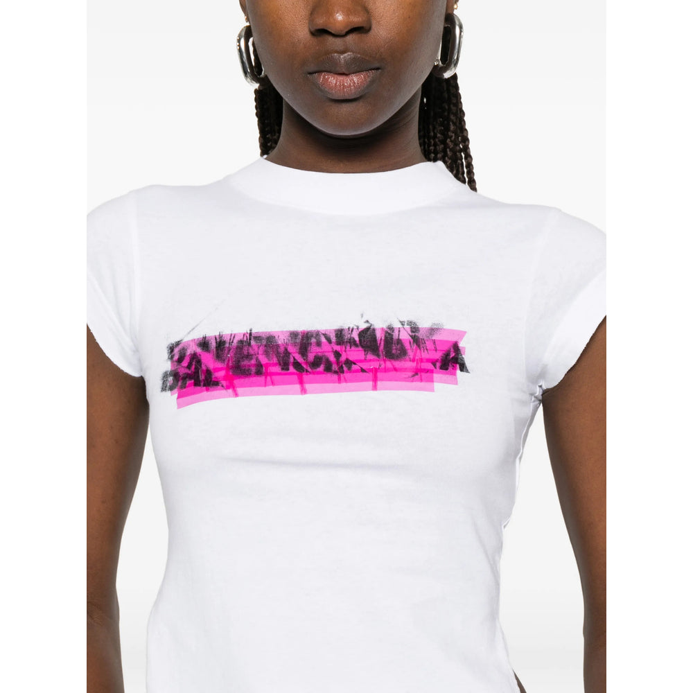 Balenciaga White Tops - T-Shirts & Jerseys Women BALENCIAGA